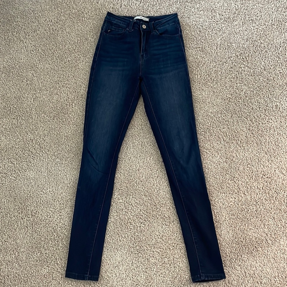 Kancan Dark Wash Stretch Jeggings